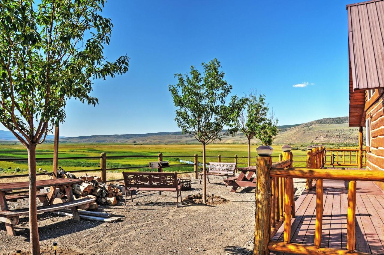 Remote Antimony Log Cabin With Green Meadow Views! Villa Dış mekan fotoğraf